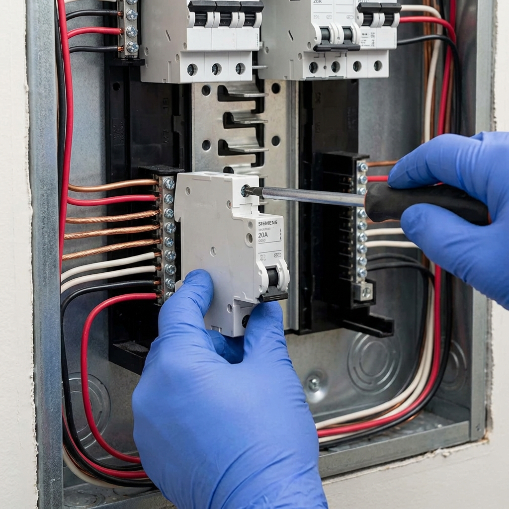 Troca de Disjuntores