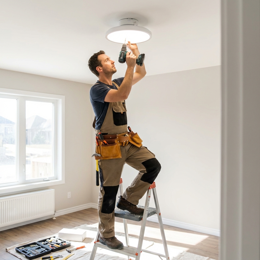 Instalação de Luminárias